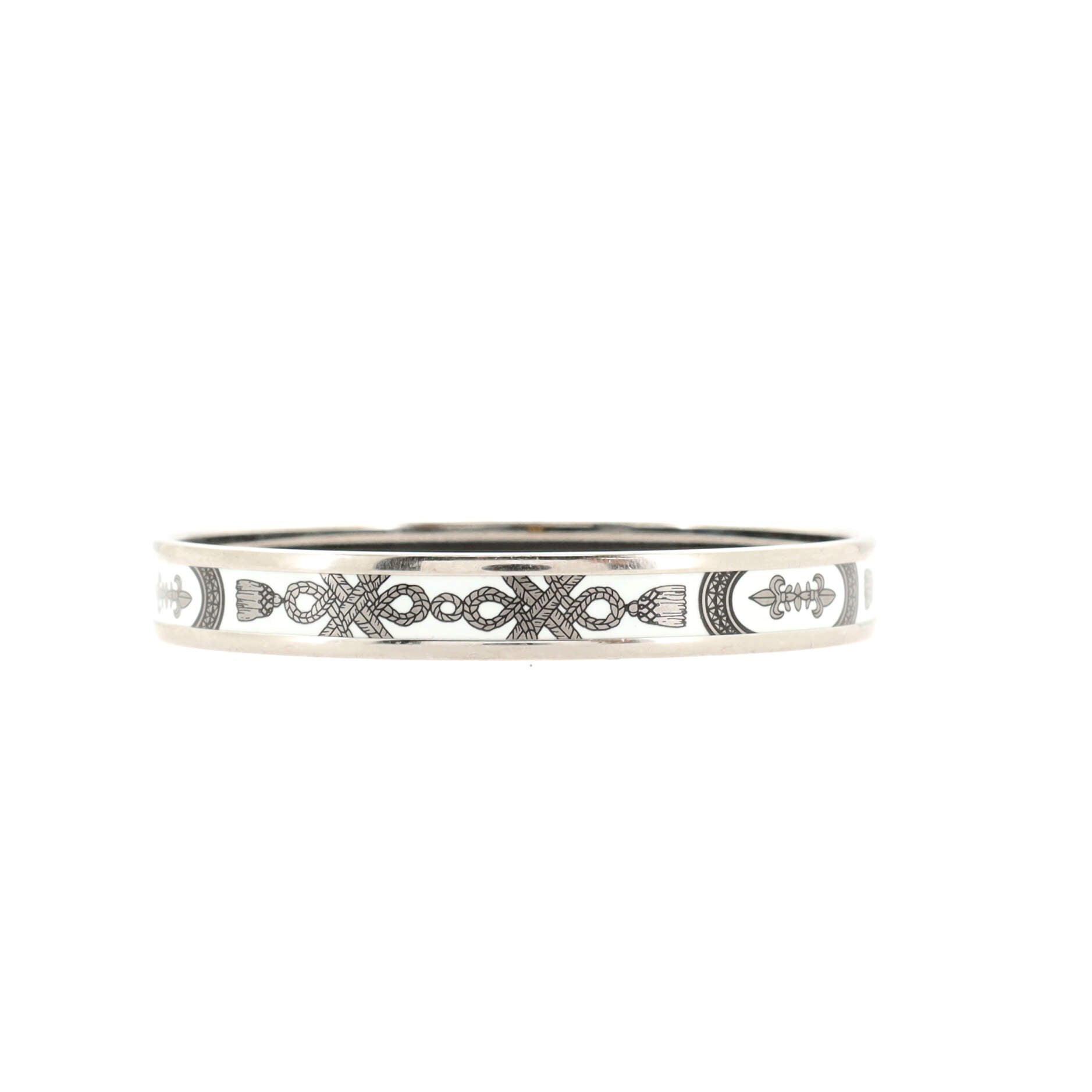Bangle Bracelet Printed Enamel Narrow