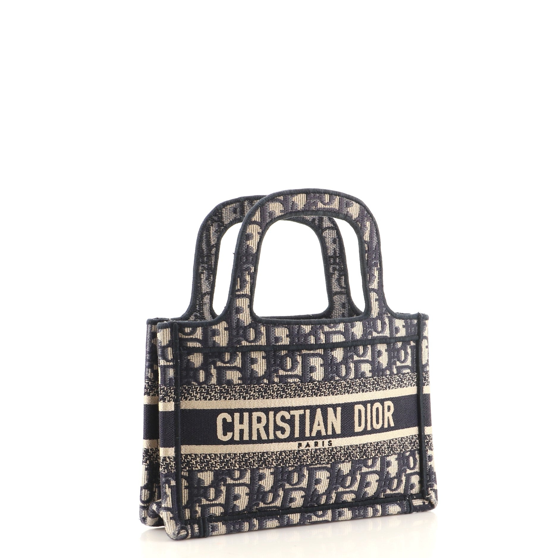 Book Tote Oblique Canvas Mini