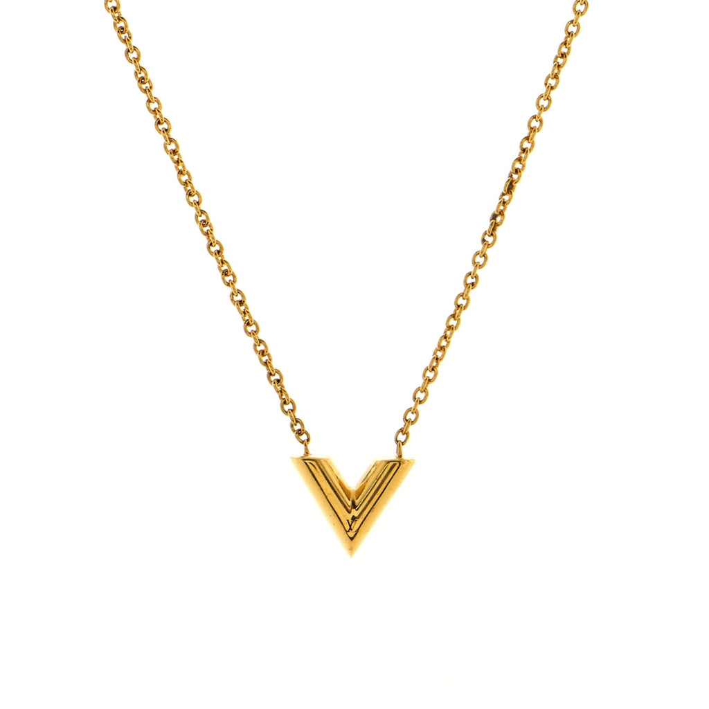 Essential V Necklace Metal