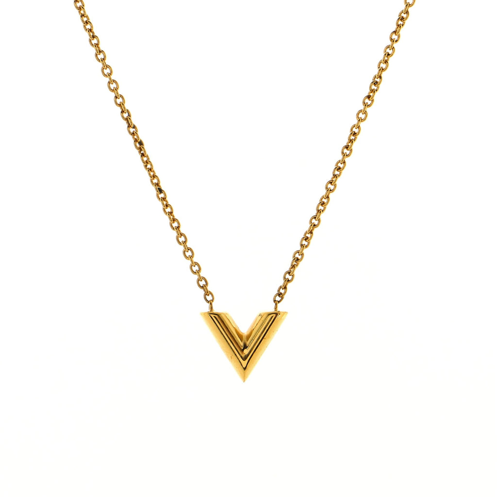 Essential V Necklace Metal