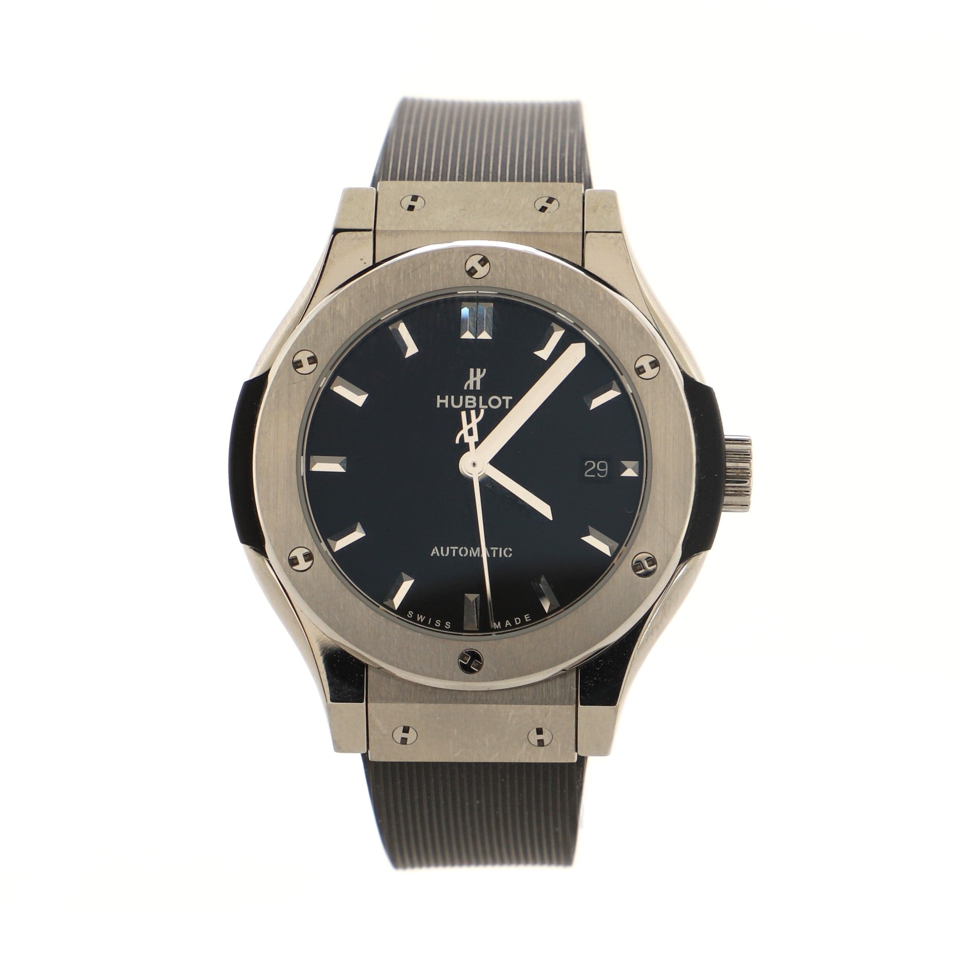 Classic Fusion Automatic Watch Titanium and Rubber 33