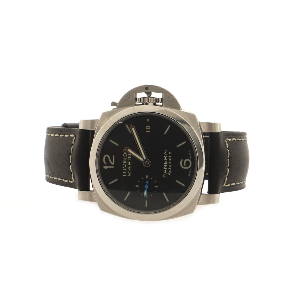 Luminor Marina Acciaio Automatic Watch Stainless Steel and Leather 42