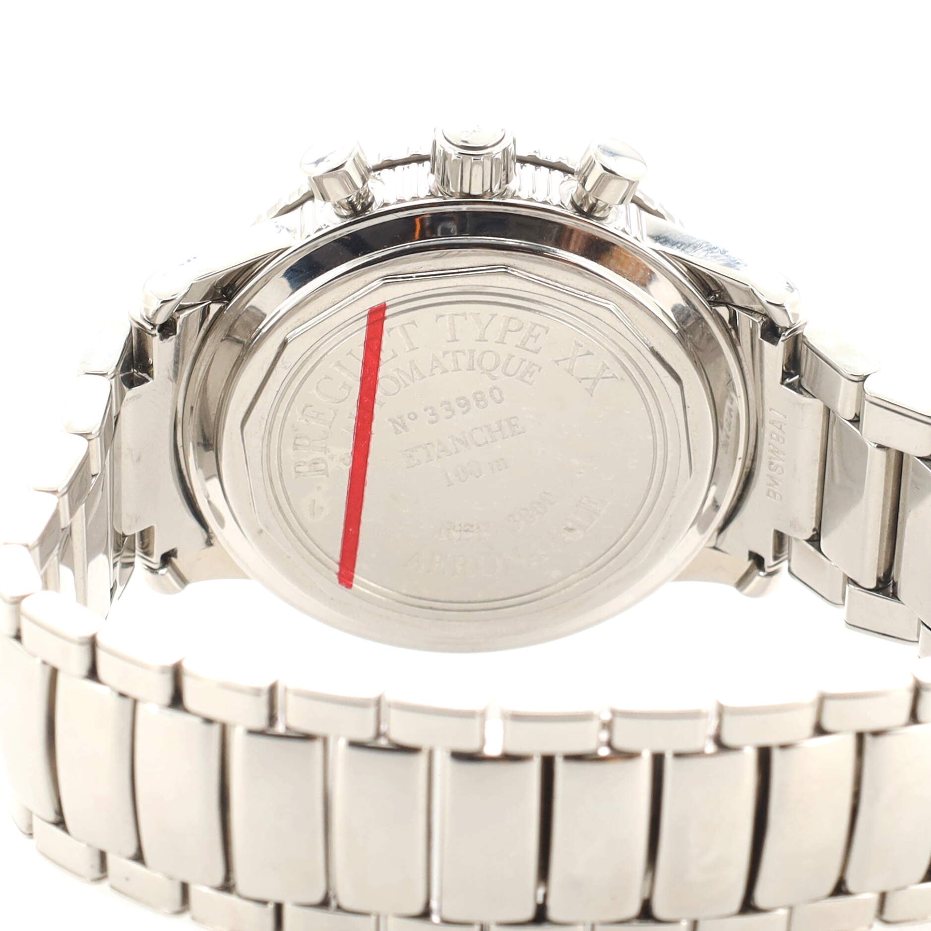 Type XX Aeronavale Fly Back Chronograph Automatic Watch Stainless Steel 39