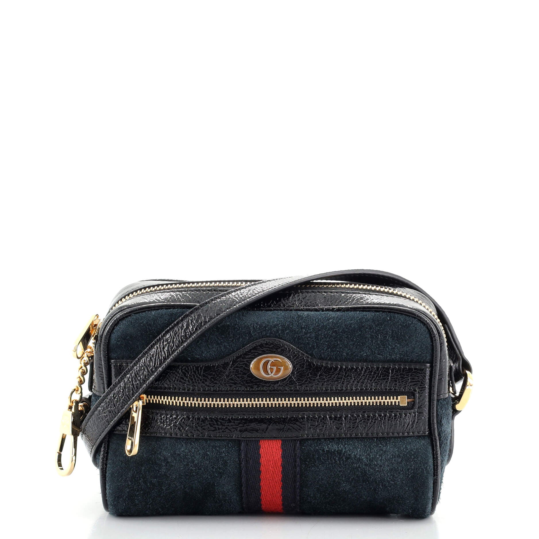 Ophidia Shoulder Bag Suede Mini