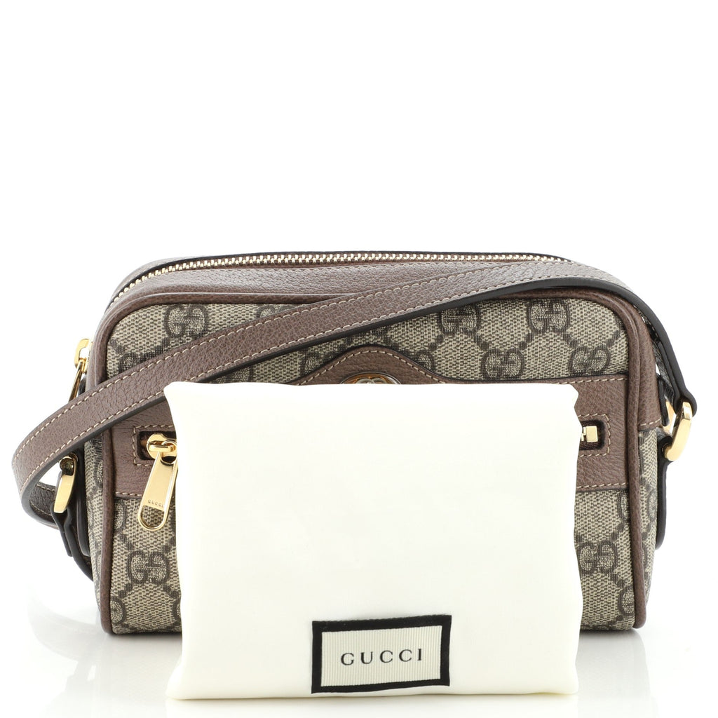 Ophidia Shoulder Bag GG Coated Canvas Mini