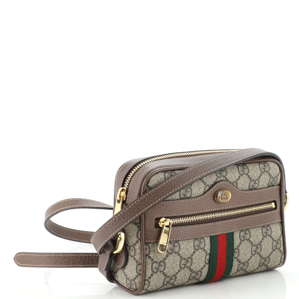 Ophidia Shoulder Bag GG Coated Canvas Mini