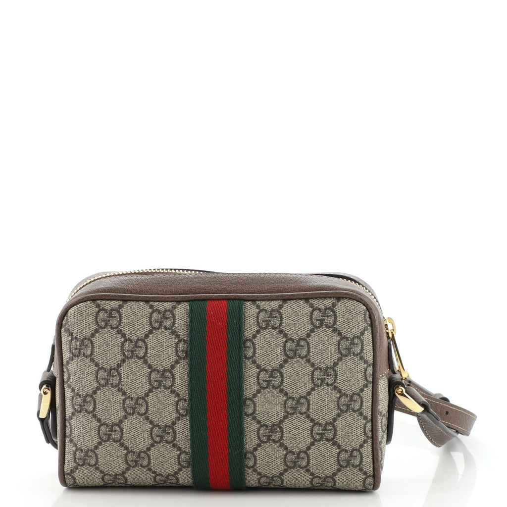 Ophidia Shoulder Bag GG Coated Canvas Mini