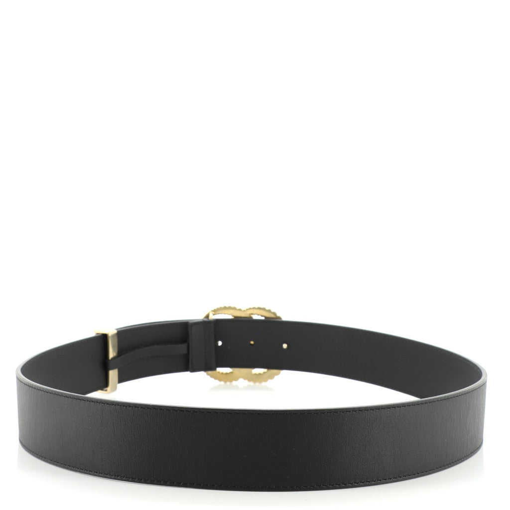 GG Torchon Belt Leather Wide 95