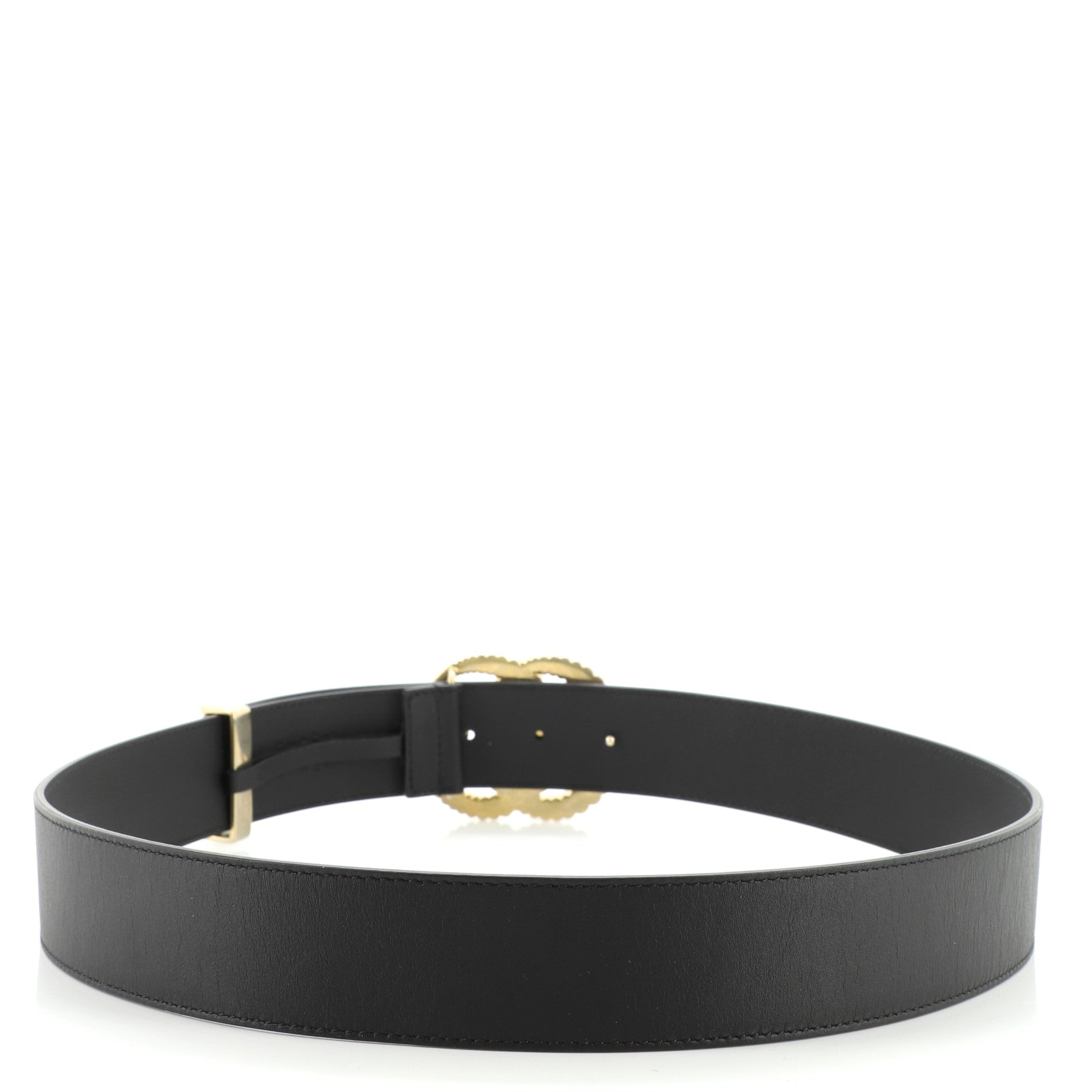 GG Torchon Belt Leather Wide 95
