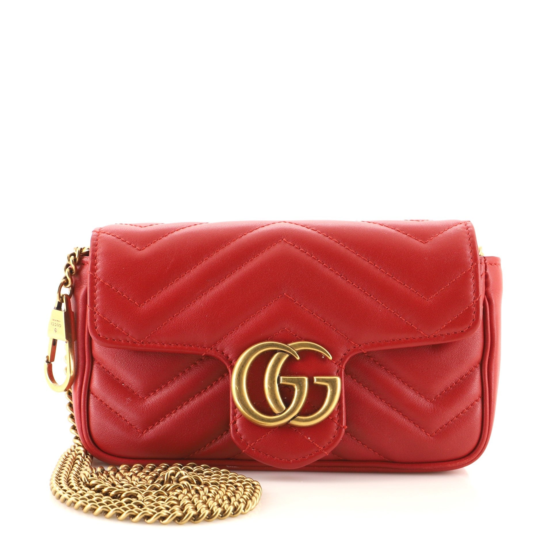 GG Marmont Flap Bag Matelasse Leather Super Mini