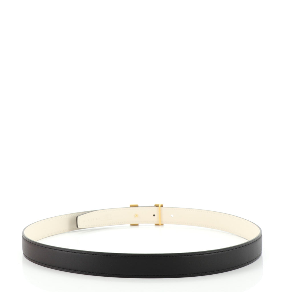 Constance Reversible Belt Leather with Lizard Thin 80