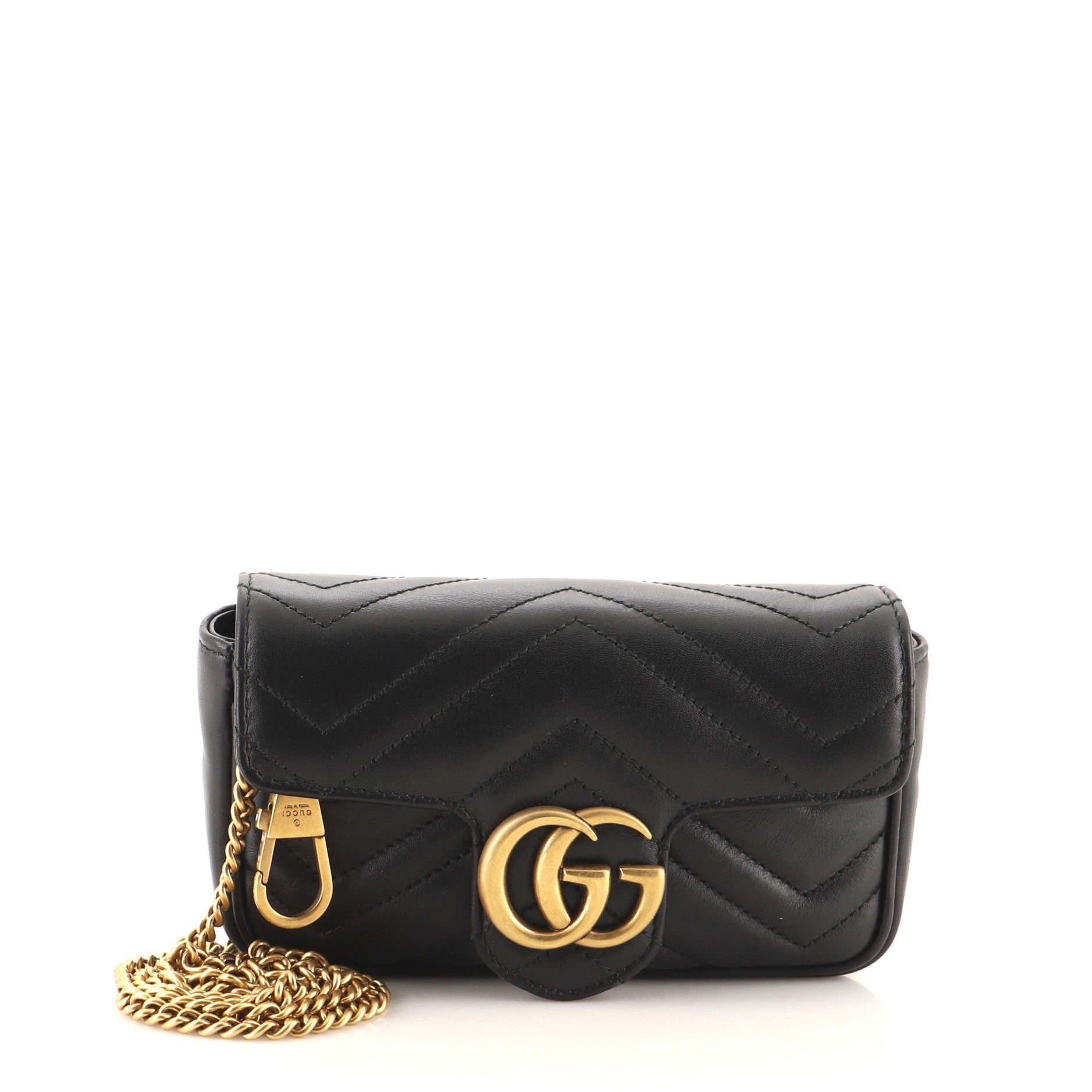 GG Marmont Flap Bag Matelasse Leather Super Mini