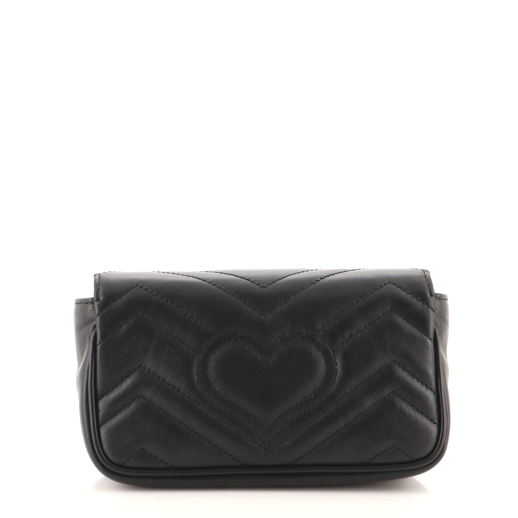 GG Marmont Flap Bag Matelasse Leather Super Mini
