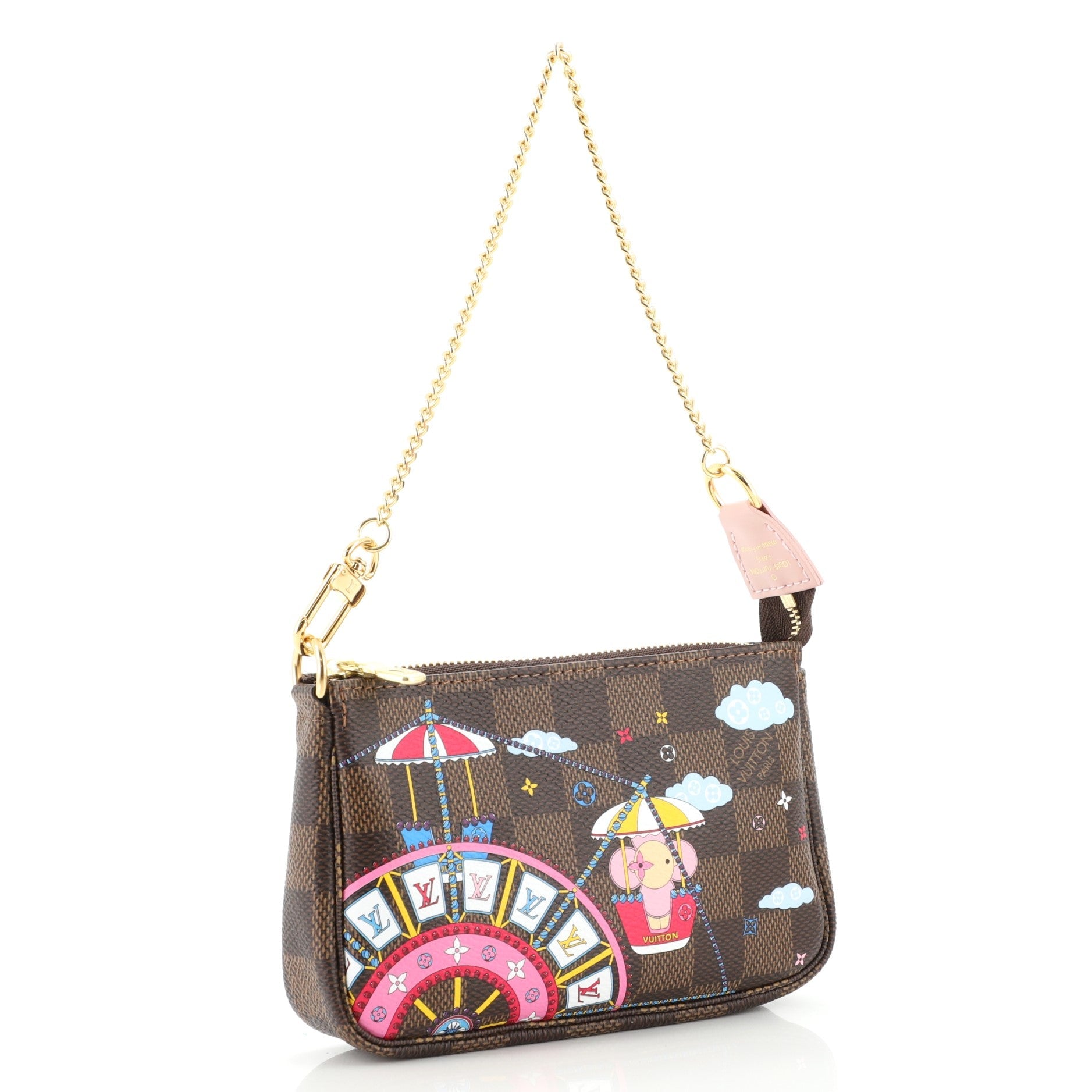 Pochette Accessoires Limited Edition Vivienne Xmas Damier Mini