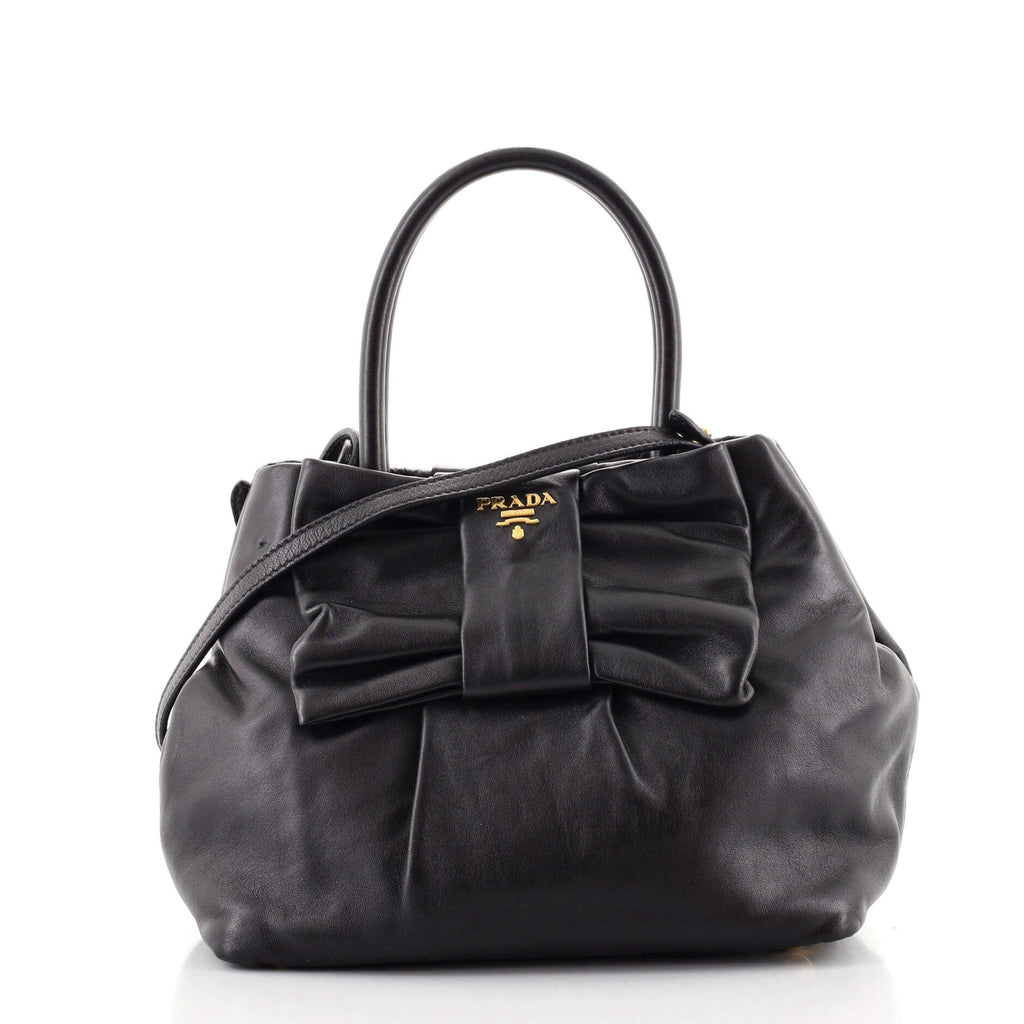 Bow Tote Nappa Leather Mini