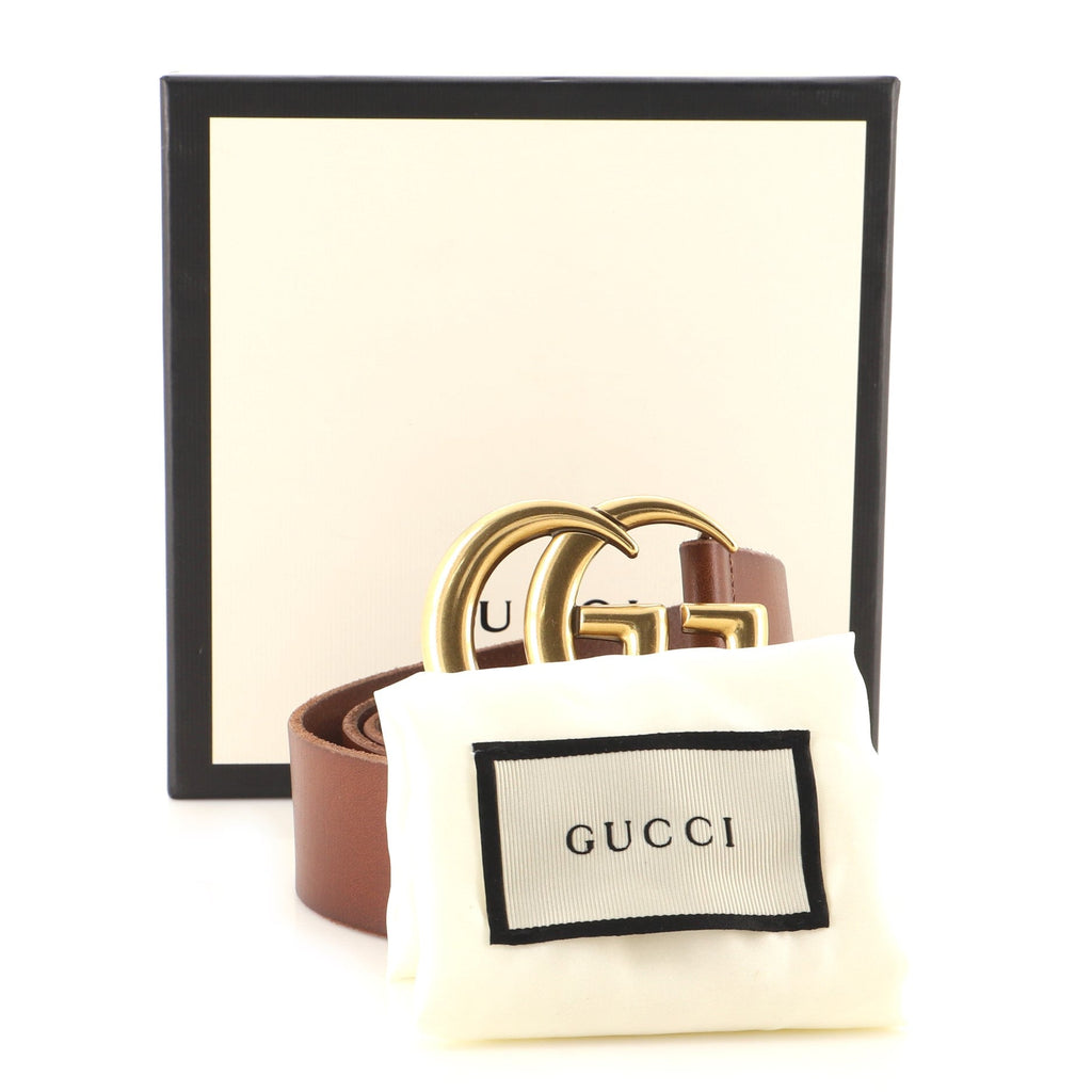 GG Marmont Belt Leather Wide 100