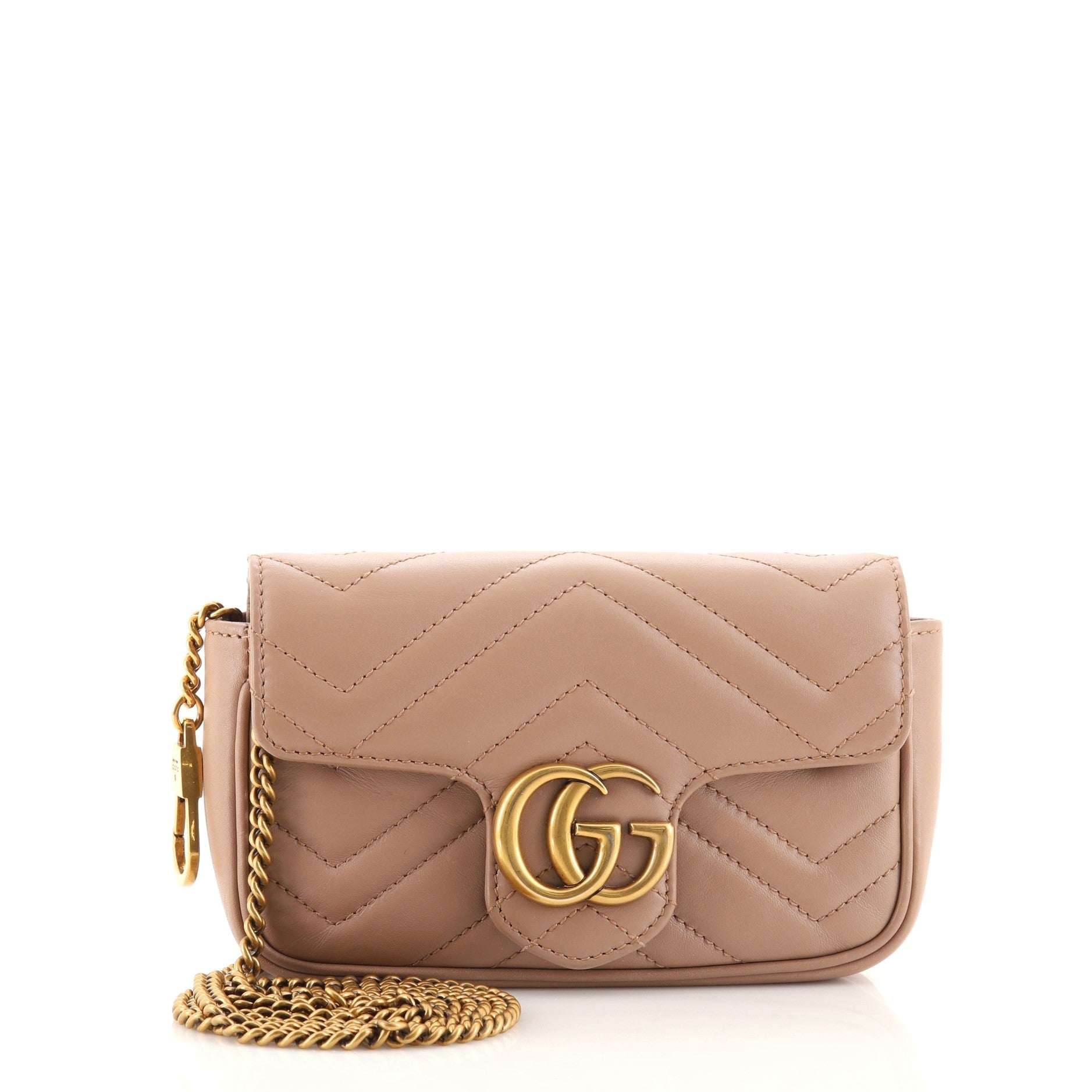 GG Marmont Flap Bag Matelasse Leather Super Mini
