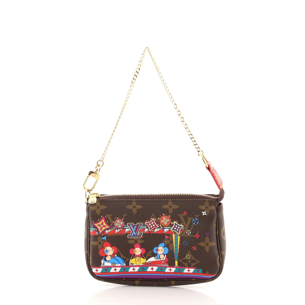 Pochette Accessoires Limited Edition Vivienne Xmas Damier Mini