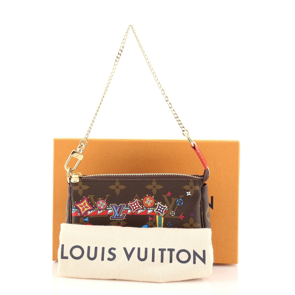 Pochette Accessoires Limited Edition Vivienne Xmas Damier Mini