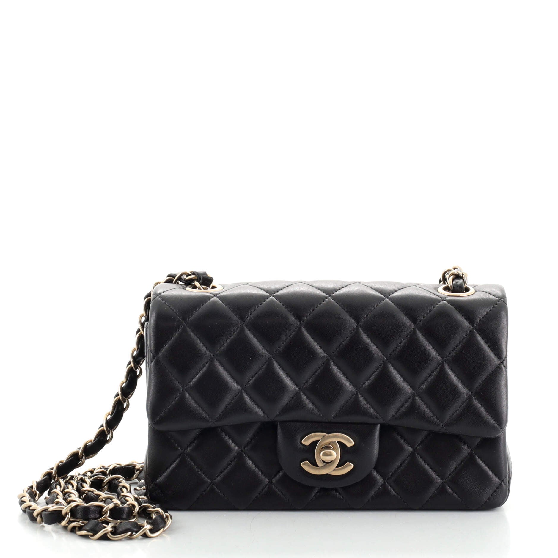 Classic Single Flap Bag Quilted Lambskin Mini