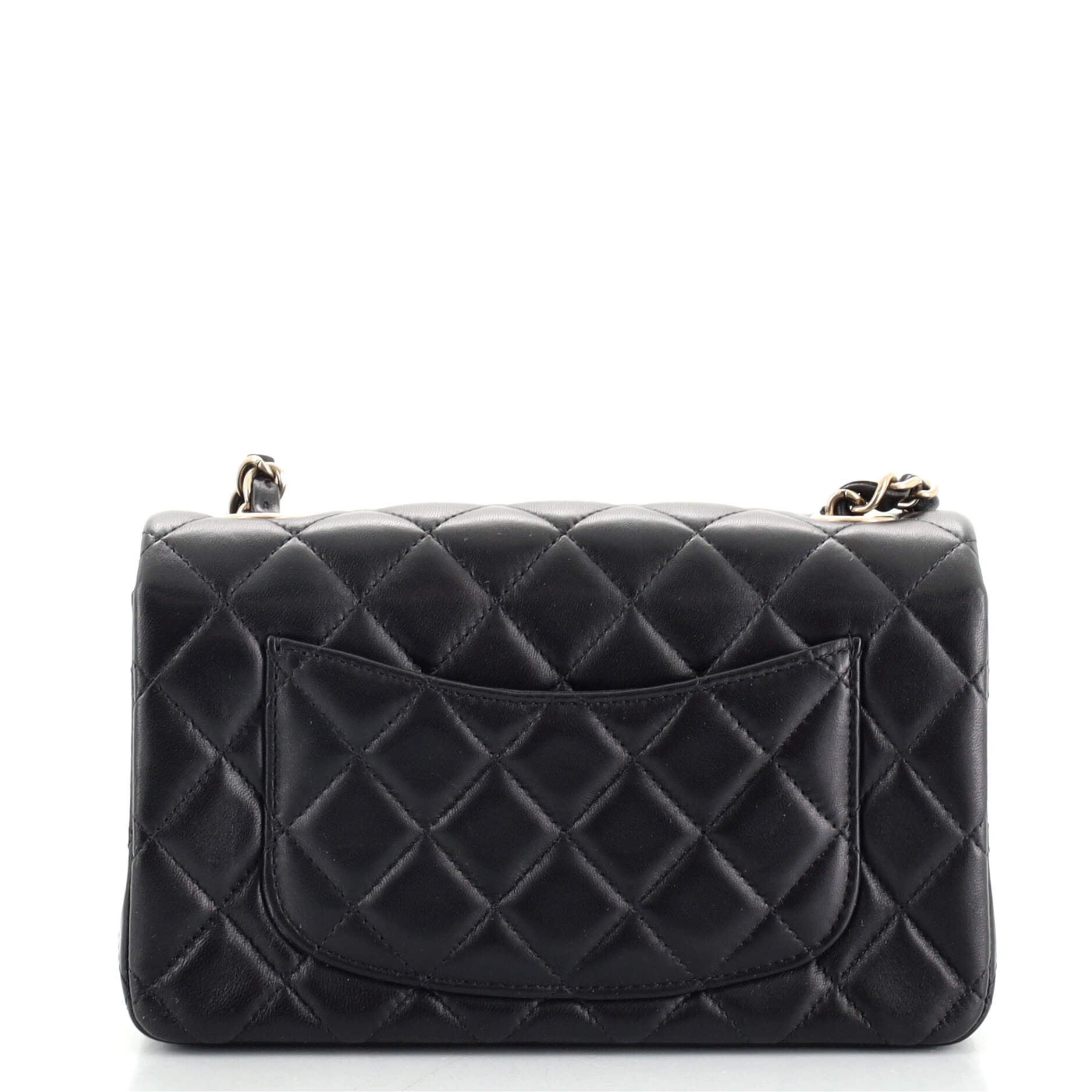 Classic Single Flap Bag Quilted Lambskin Mini
