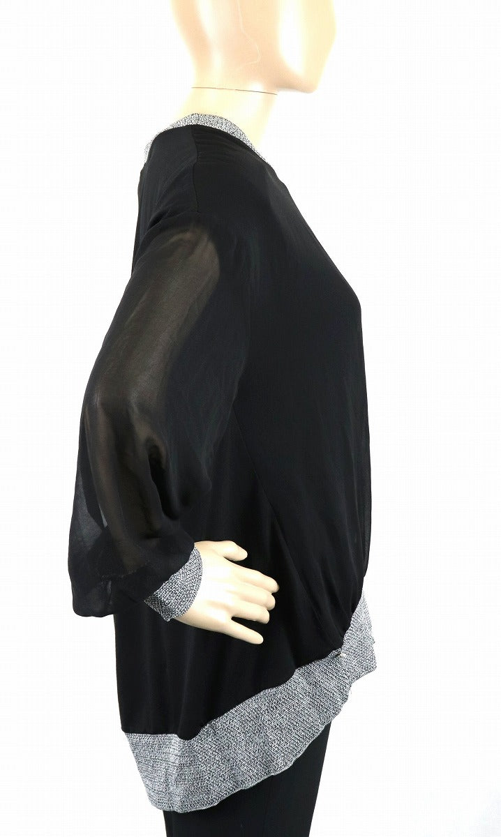 Chanel Coco Chanel Button Chiffon Pullover