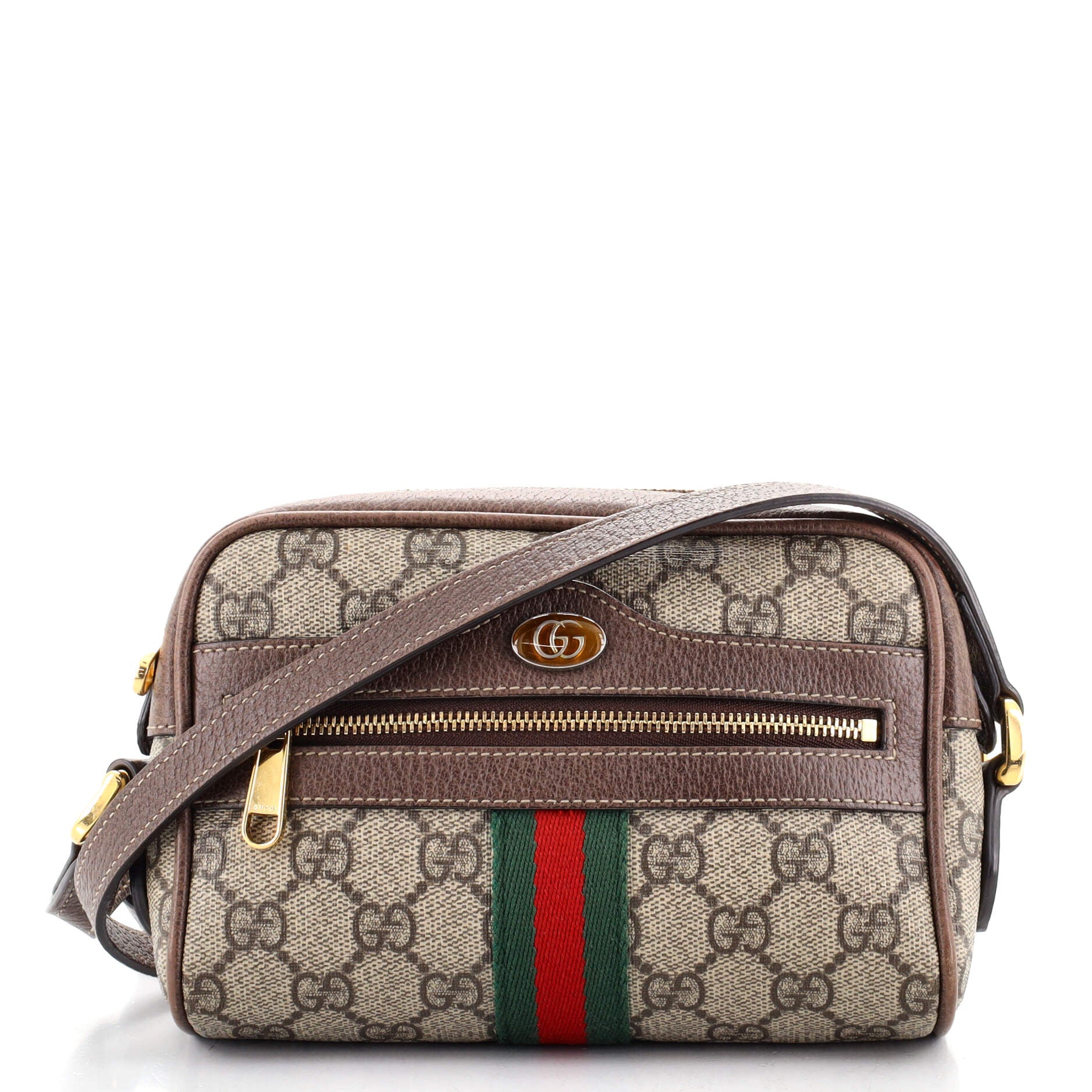 Ophidia Shoulder Bag GG Coated Canvas Mini