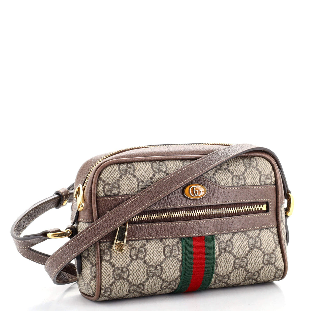 Ophidia Shoulder Bag GG Coated Canvas Mini