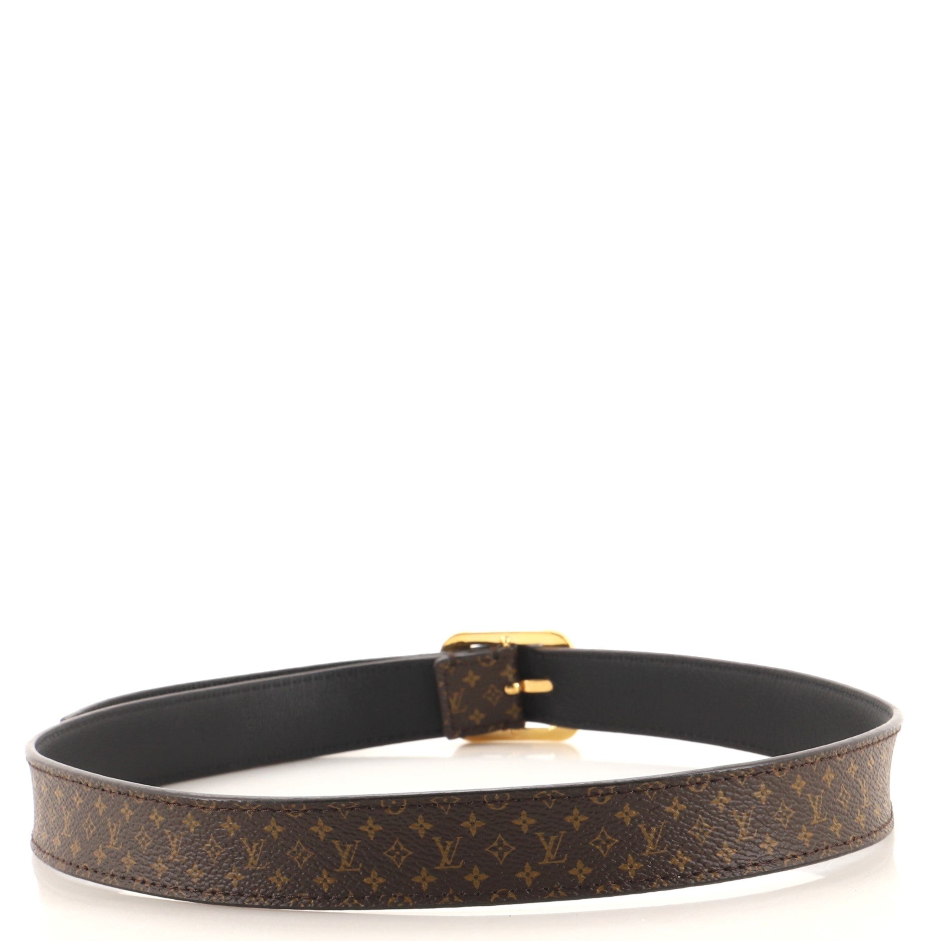 Malletier Belt Monogram Canvas Thin 75