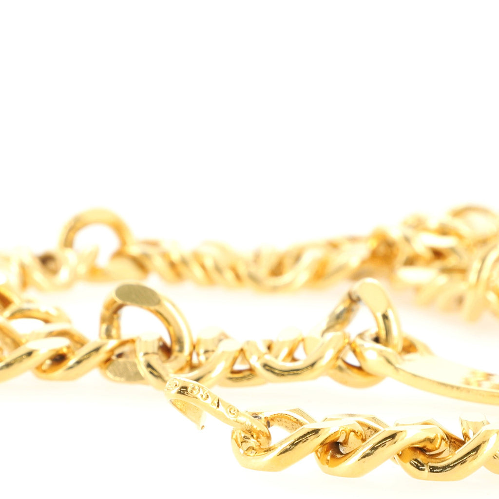 Vintage Medallion Chain Belt Metal 90