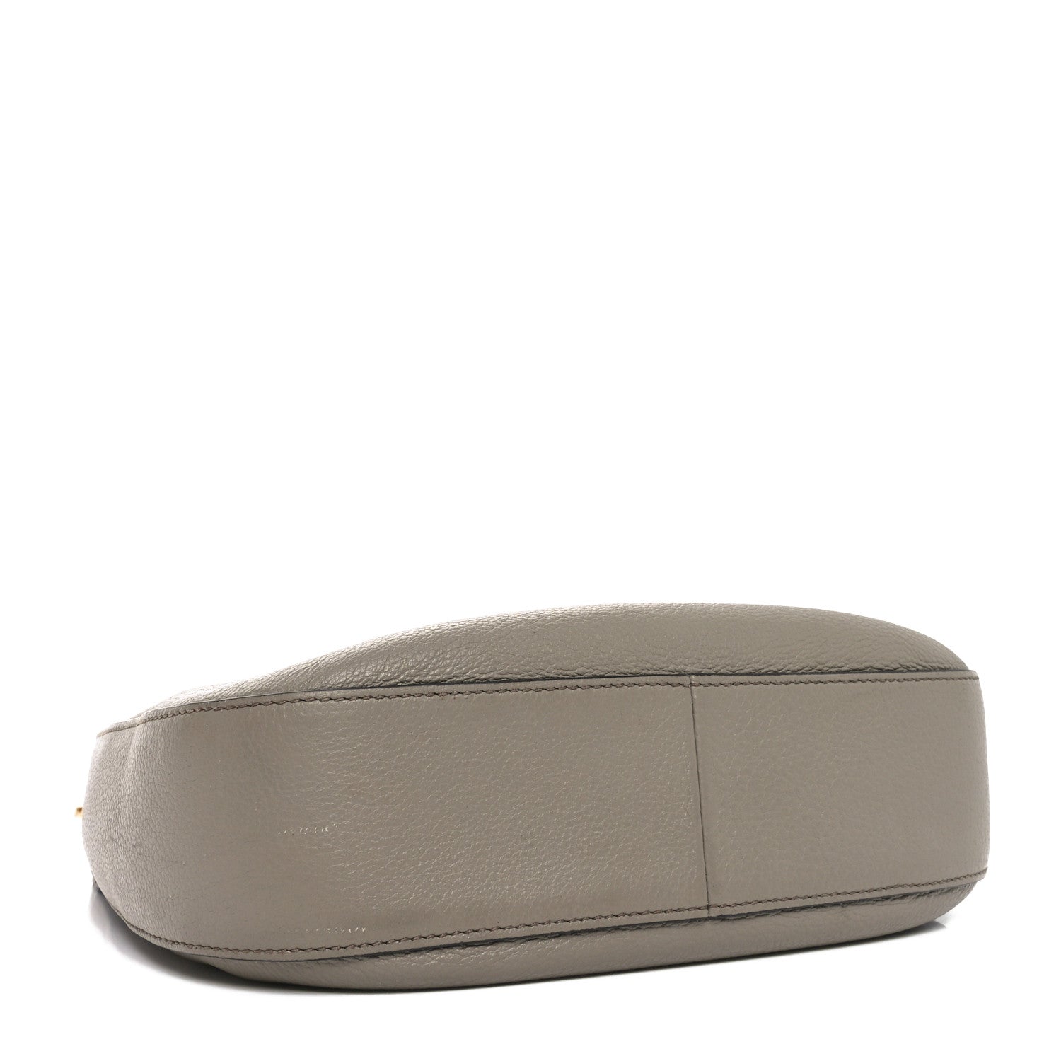 Vitello Daino Soft Zippered Messenger Hobo Argilla