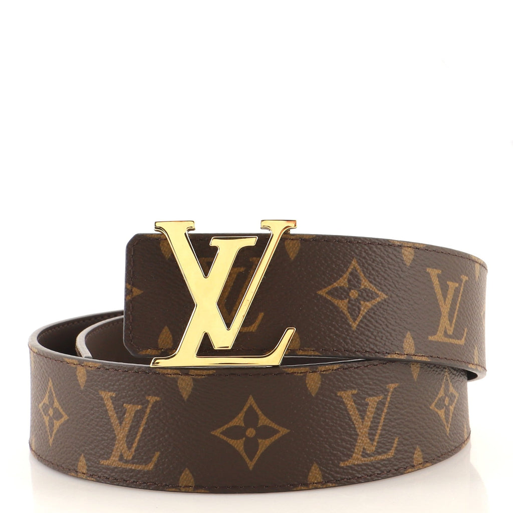 LV Initiales Belt Monogram Canvas Wide 80