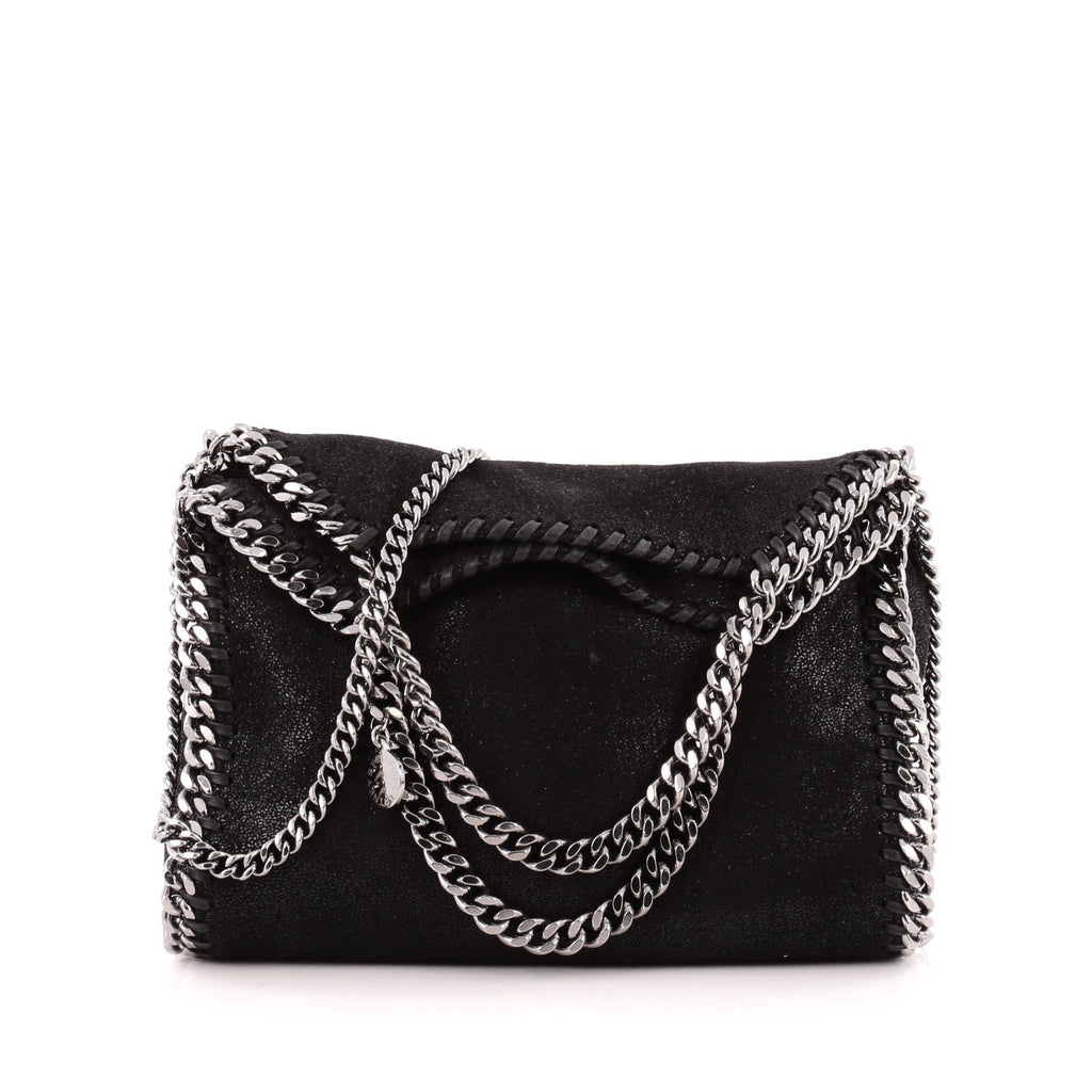 Falabella Fold Over Crossbody Bag Shaggy Deer Mini