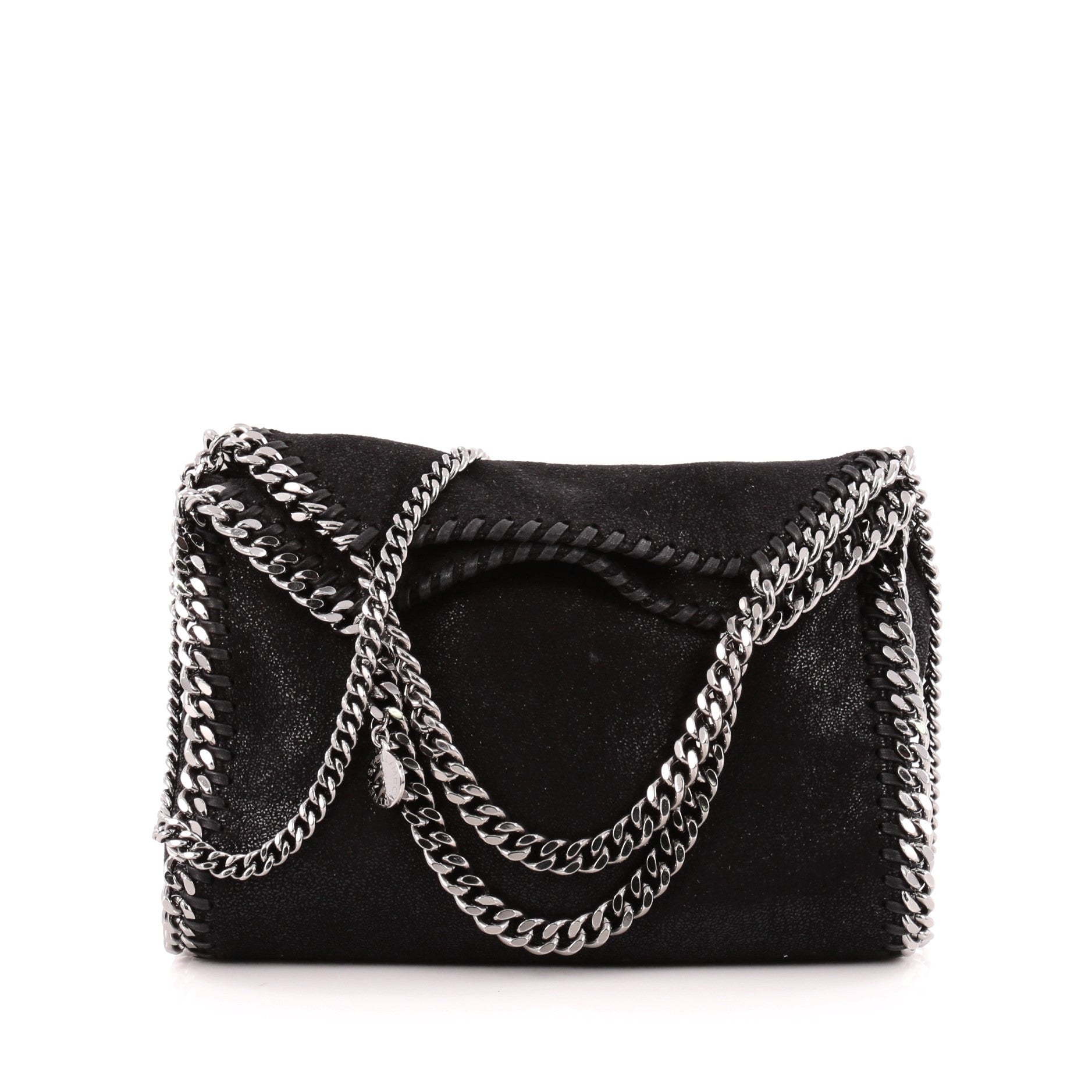 Falabella Fold Over Crossbody Bag Shaggy Deer Mini