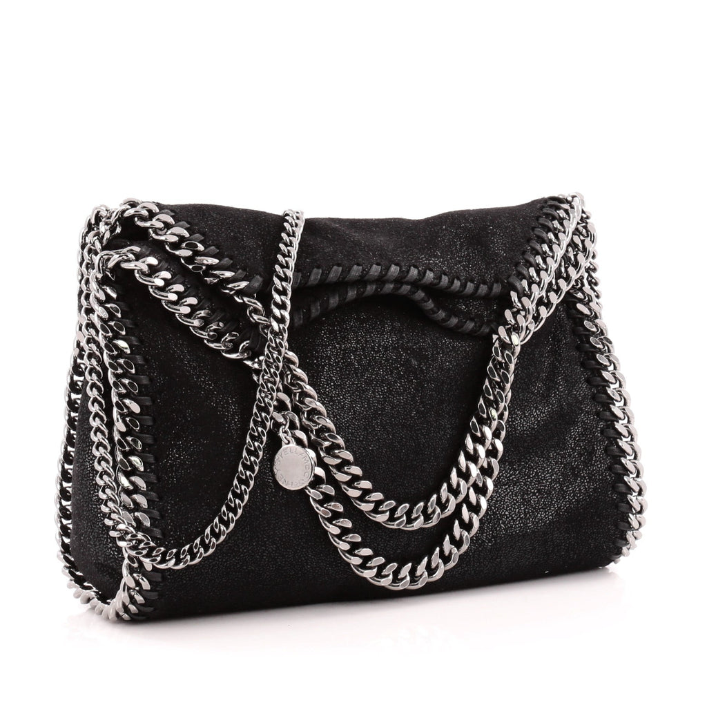 Falabella Fold Over Crossbody Bag Shaggy Deer Mini