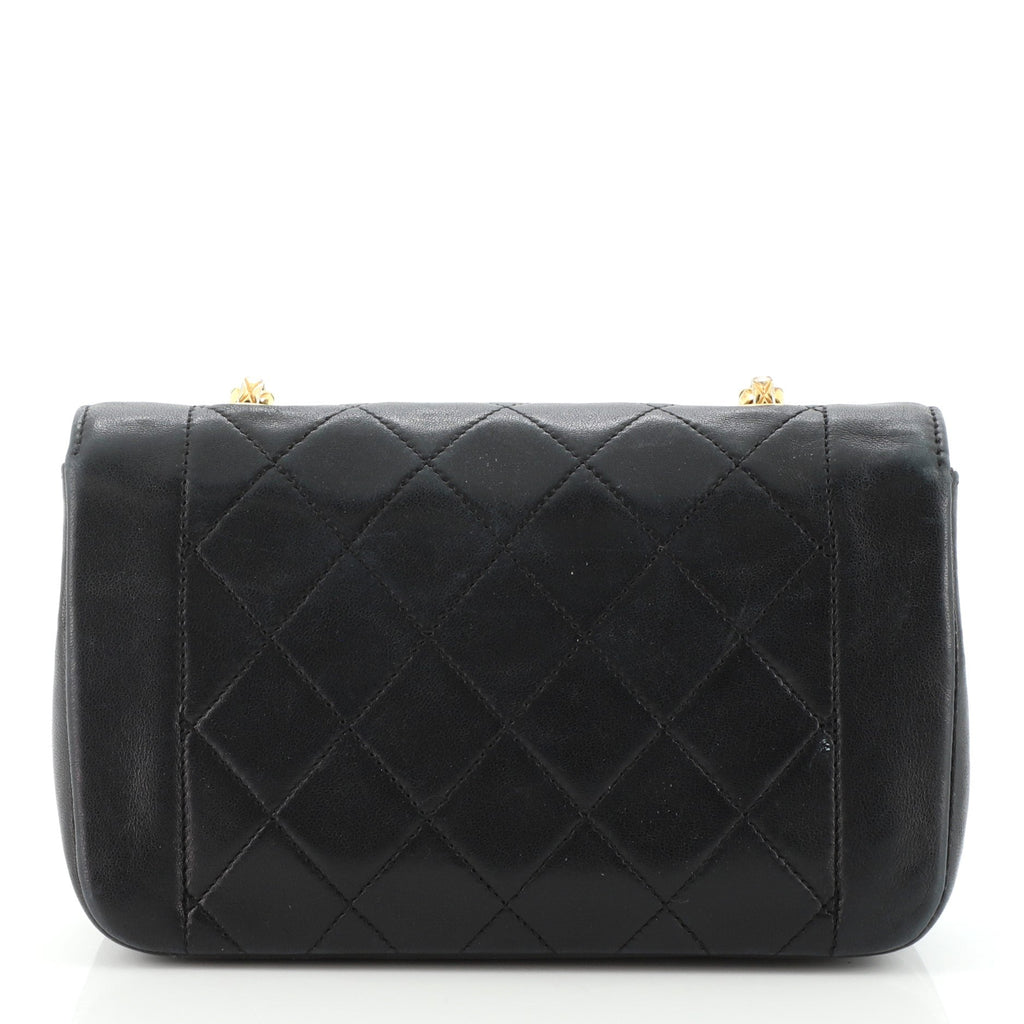 Vintage CC Chain Flap Bag Quilted Lambskin Mini