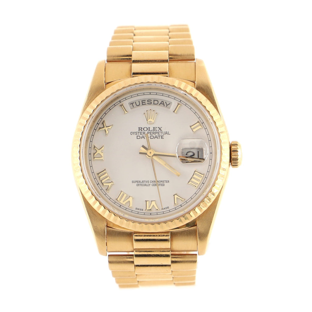 Oyster Perpetual President Day-Date Automatic Watch Yellow Gold 36