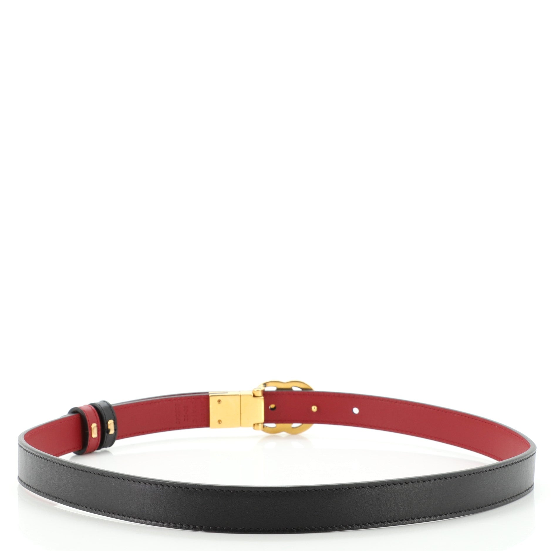 GG Marmont Reversible Belt Leather Thin 80
