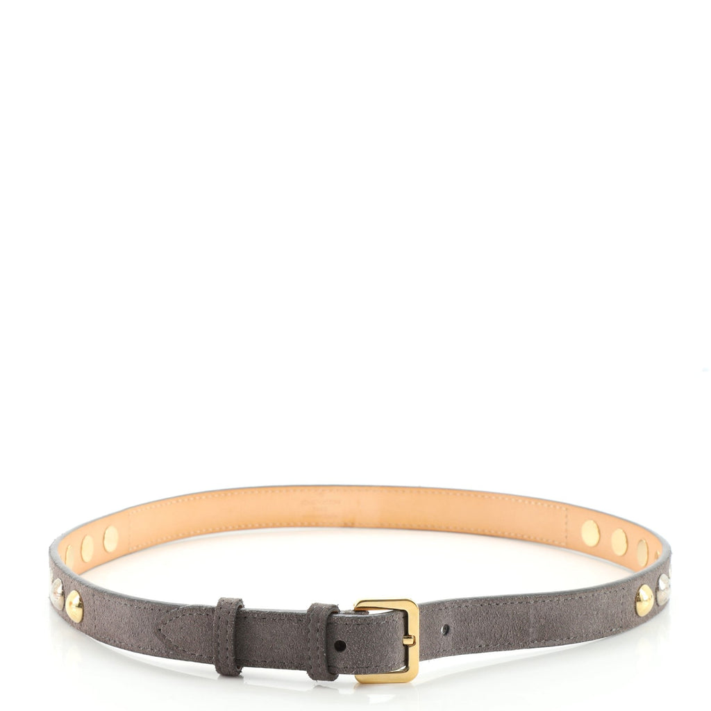 Rivet Belt Studded Suede 75
