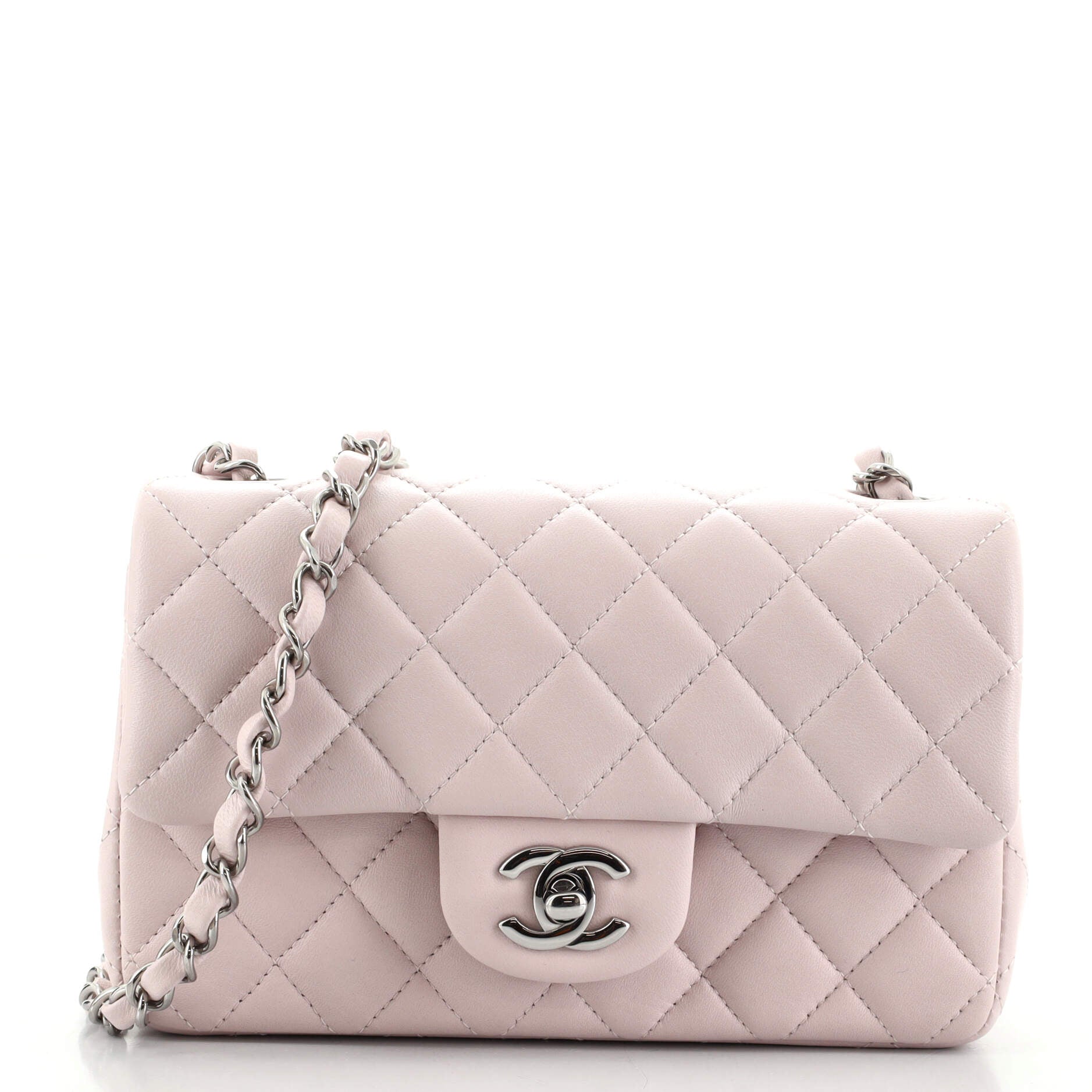 Classic Single Flap Bag Quilted Lambskin Mini