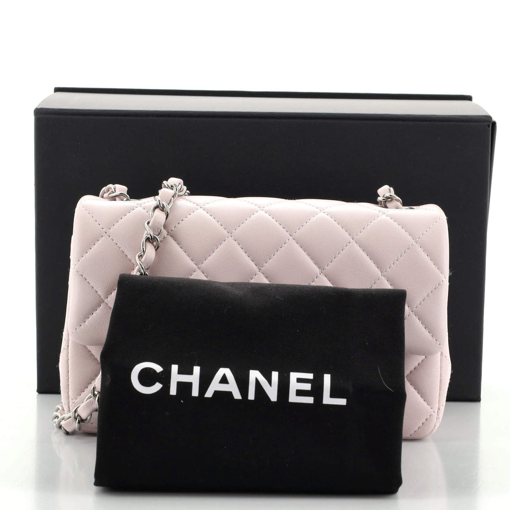 Classic Single Flap Bag Quilted Lambskin Mini