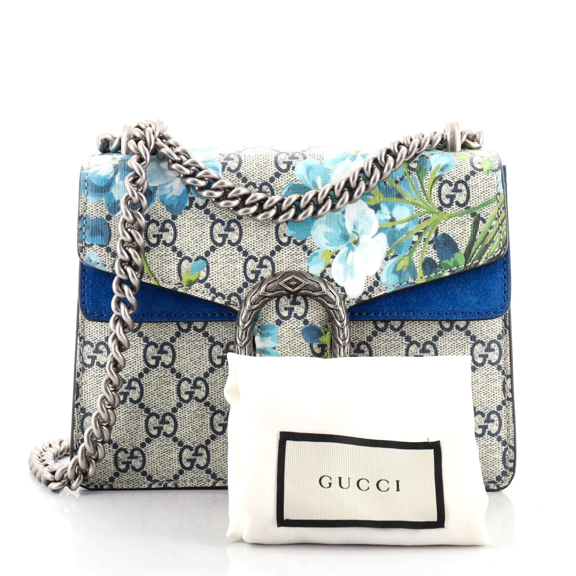 Dionysus Bag Blooms Print GG Coated Canvas Mini