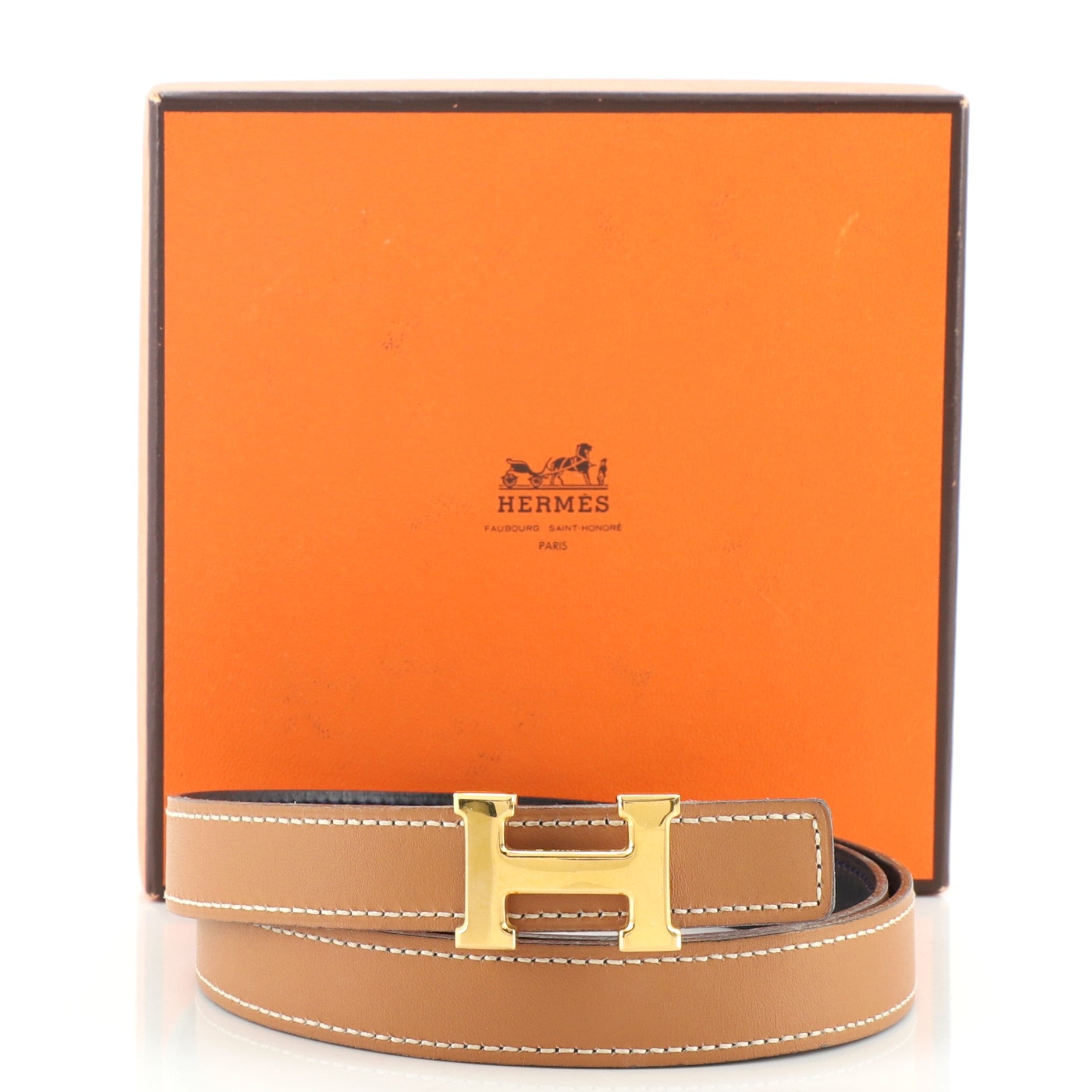 Constance Reversible Belt Leather Thin 70