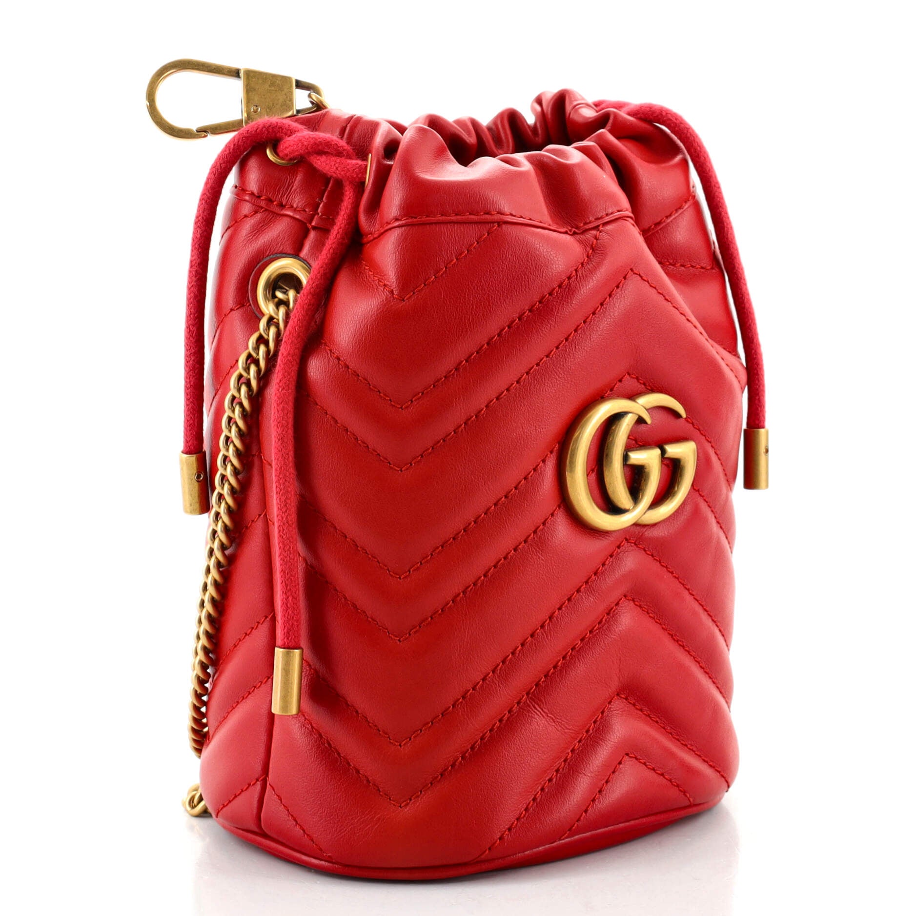 GG Marmont Bucket Bag Matelasse Leather Mini