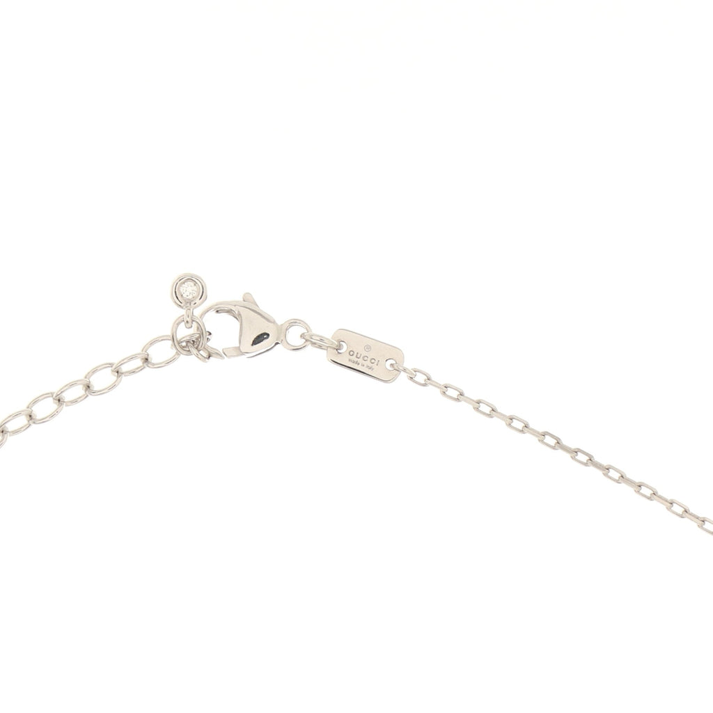 GG Running Necklace 18K White Gold with Diamond