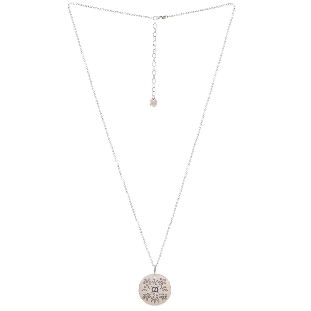 Icon Bloom Necklace 18K White Gold