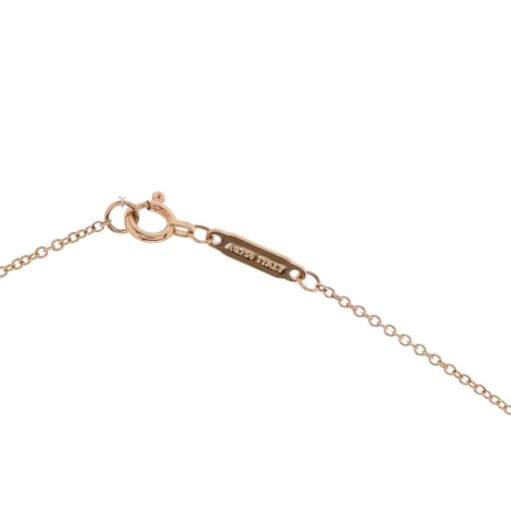 T Smile Pendant Necklace 18K Rose Gold Mini
