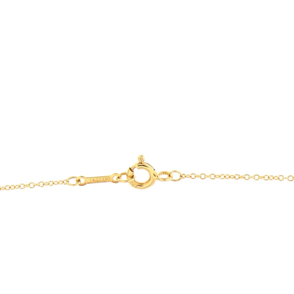 Double Loving Heart Necklace 18K Yellow Gold