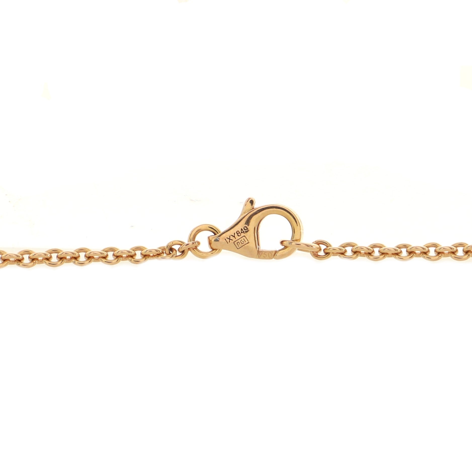Love Interlocking Necklace 18K Rose Gold