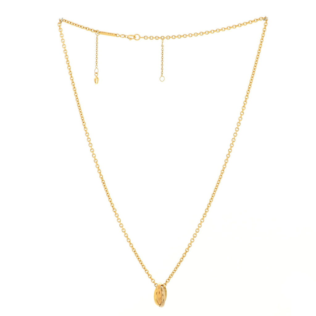 Trinity Pendant Necklace 18K Tricolor Gold